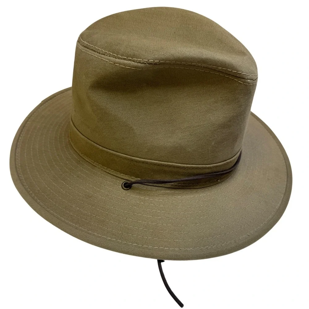 Henschel Hat Co Kids Safari Outback Hat Khaki Child Medium USA Made Cotton